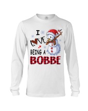 I Love Being A Bobbe - Xmas Long Sleeve Tee tile