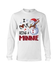 I Love Being A Minnie - Xmas Long Sleeve Tee tile