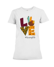 Love Lovey Life - Tur Hand Premium Fit Ladies Tee tile