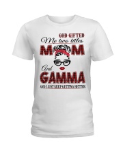 Mom And Gamma - Red 2022 .Png Ladies T-Shirt tile