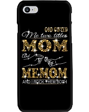 Mom And Memom - Bling M Phone Case tile