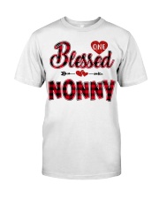 Blessed Nonny - Red Classic T-Shirt front