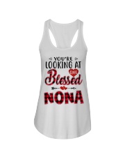 One Blessed Nona - Red Ladies Flowy Tank tile