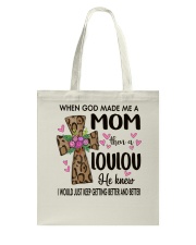 Mom Then A Loulou - Cross Tote Bag tile
