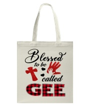 Blessed To Be Called Gee - Red Tote Bag tile