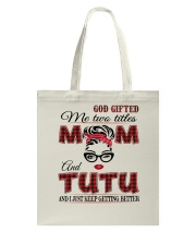 Mom And Tutu - Red 2022 .Png Tote Bag tile