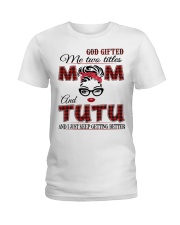 Mom And Tutu - Red 2022 .Png Ladies T-Shirt tile