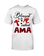 Blessed To Be Called Ama - Red Classic T-Shirt front