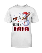 I Love Being A Fafa - Xmas Classic T-Shirt front