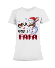 I Love Being A Fafa - Xmas Premium Fit Ladies Tee tile