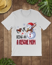 I Love Being An A Rescue Mom - Xmas Classic T-Shirt lifestyle-mens-crewneck-front-18