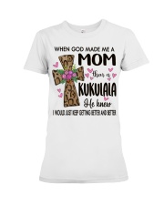 Mom Then A Kukulala - Cross Premium Fit Ladies Tee tile