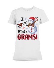 I Love Being A Gramsi - Xmas Premium Fit Ladies Tee tile