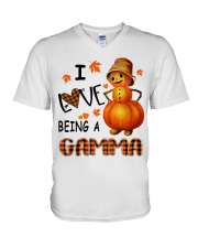 I Love Being A Gamma - Great V-Neck T-Shirt tile