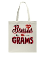 Blessed Grams - Red Tote Bag tile