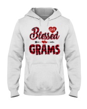 Blessed Grams - Red Hooded Sweatshirt tile