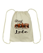 Blessed To Be Called Lele - Autumn Drawstring Bag tile