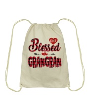 Blessed Grangran - Red Drawstring Bag tile