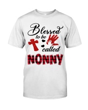 Blessed To Be Called Nonny - Red Classic T-Shirt front