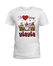 I Love Being Yiayia - R Ladies T-Shirt tile