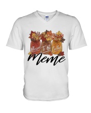 Blessed To Be Called Meme - M V-Neck T-Shirt tile
