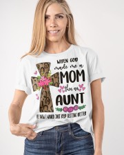 Mom Then An Aunt - Cross 2 Classic T-Shirt apparel-classic-tshirt-lifestyle-front-100