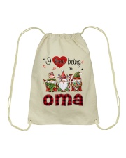 I Love Being Oma - R Drawstring Bag tile
