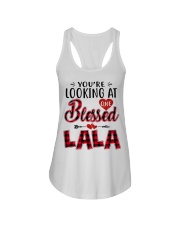 One Blessed Lala - Red Ladies Flowy Tank tile