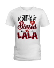 One Blessed Lala - Red Ladies T-Shirt tile