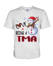 I Love Being A Tma - Xmas V-Neck T-Shirt tile