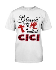 Blessed To Be Called Cici - Red Classic T-Shirt front