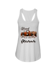 Blessed To Be Called Memom - Autumn Ladies Flowy Tank tile