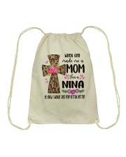 Mom Then A Nina - Cross 2 Drawstring Bag tile