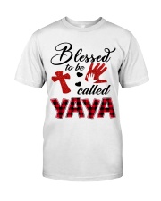 Blessed To Be Called Yaya - Red Classic T-Shirt front