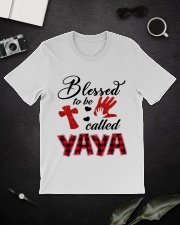Blessed To Be Called Yaya - Red Classic T-Shirt lifestyle-mens-crewneck-front-16