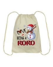 I Love Being A Roro - Xmas Drawstring Bag tile