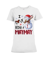 I Love Being A Maymay - Xmas Premium Fit Ladies Tee tile