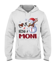 I Love Being A Moni - Xmas Hooded Sweatshirt tile