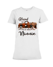 Blessed To Be Called Ninnie - Autumn Premium Fit Ladies Tee tile