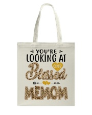 One Blessed Memom - Leo Tote Bag tile