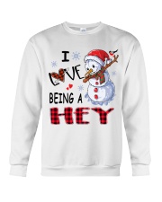 I Love Being A Hey - Xmas Crewneck Sweatshirt tile