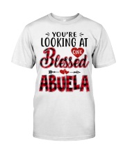 One Blessed Abuela - Red Classic T-Shirt front