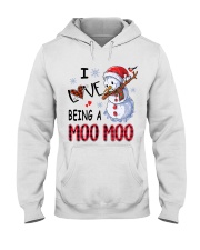 I Love Being A Moo Moo - Xmas Hooded Sweatshirt tile