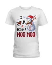 I Love Being A Moo Moo - Xmas Ladies T-Shirt tile