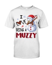 I Love Being A Muzzy - Xmas Classic T-Shirt front