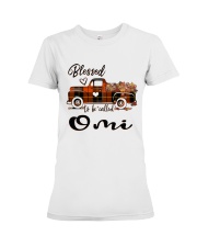 Blessed To Be Called Omi - Autumn Premium Fit Ladies Tee tile