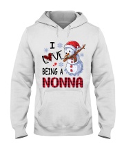 I Love Being A Nonna - Xmas Hooded Sweatshirt tile