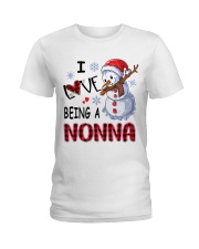 I Love Being A Nonna - Xmas Ladies T-Shirt tile