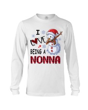 I Love Being A Nonna - Xmas Long Sleeve Tee tile