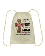 Mom Then A Gaga - Cross 2 Drawstring Bag tile